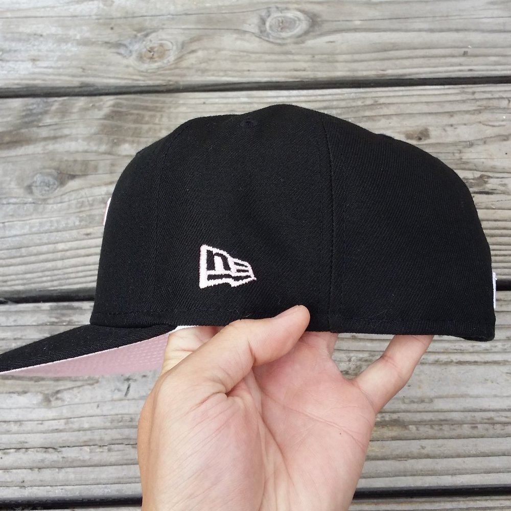 New Era San Francisco Giants 1901 All Star Game Patch Black Pink Fitted Hat Cap - Picture 4 of 6